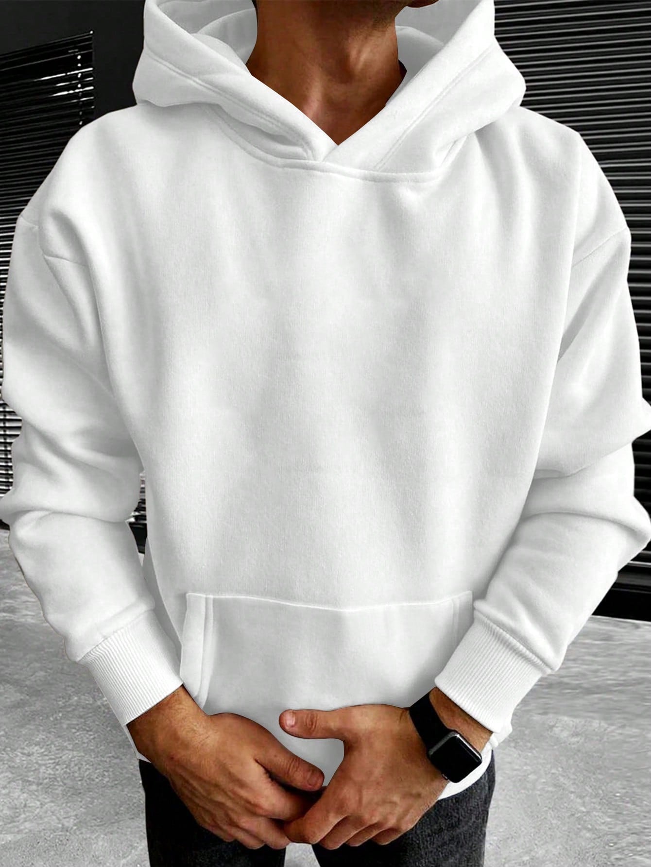 Burlane Classic Solid Hoodie
