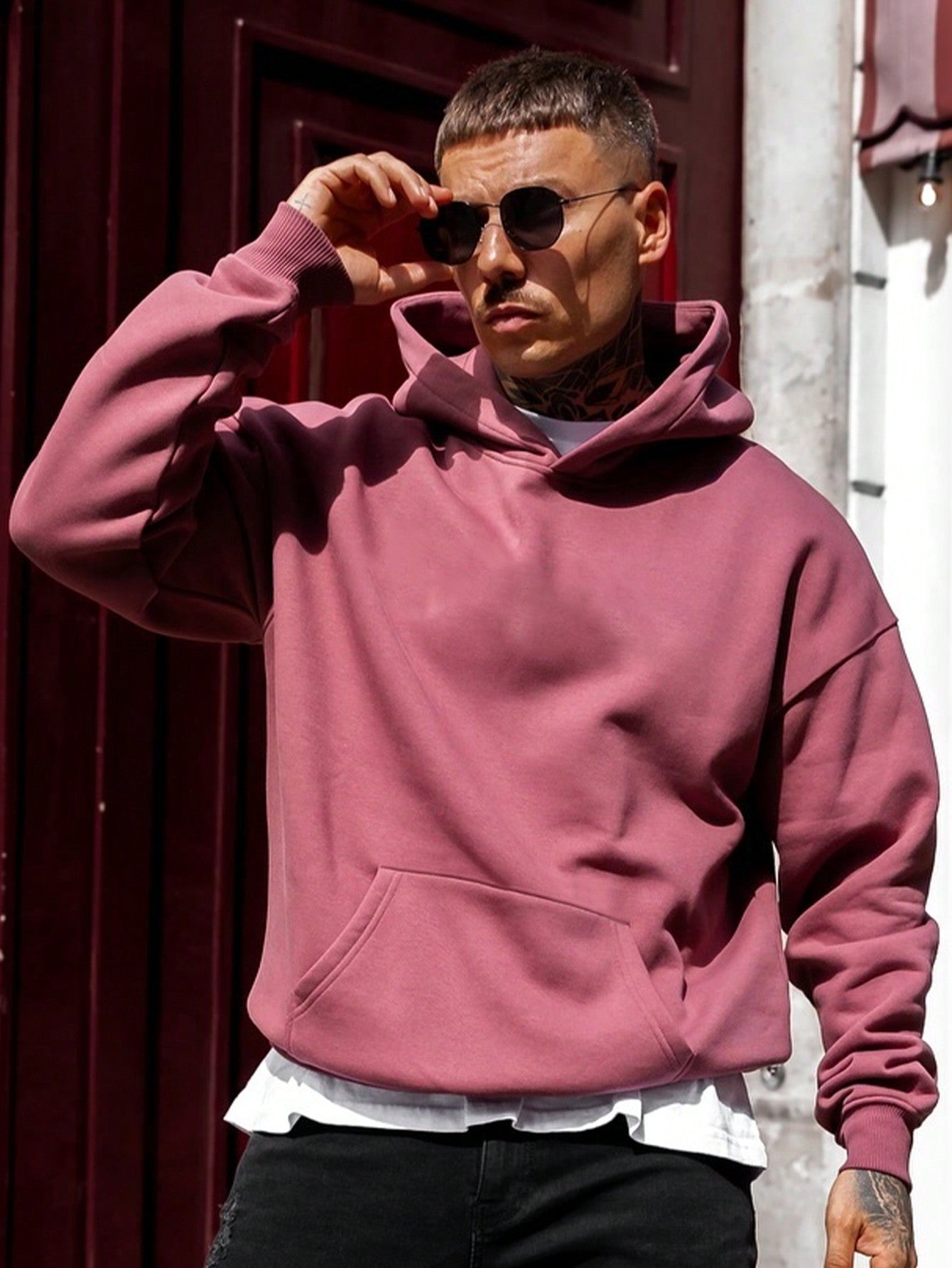 Burlane Classic Solid Hoodie
