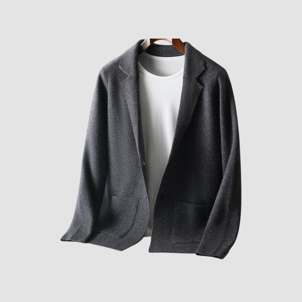 Burlane V-Neck Pure Cashmere Wool Cardigan