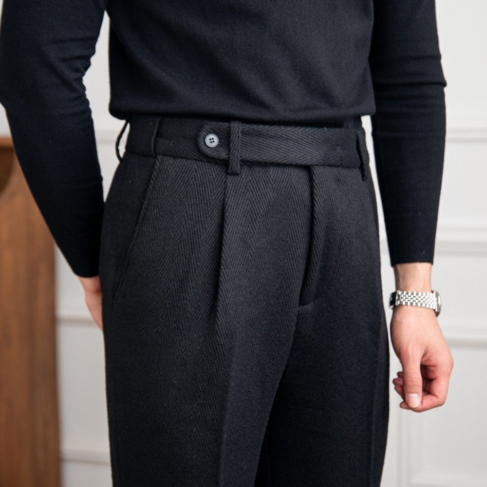 Burlane Warm Versatile Retro Woolen Trousers