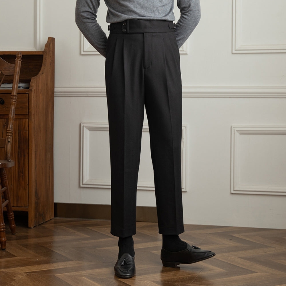 Burlane Herringbone Casual Warm Pants