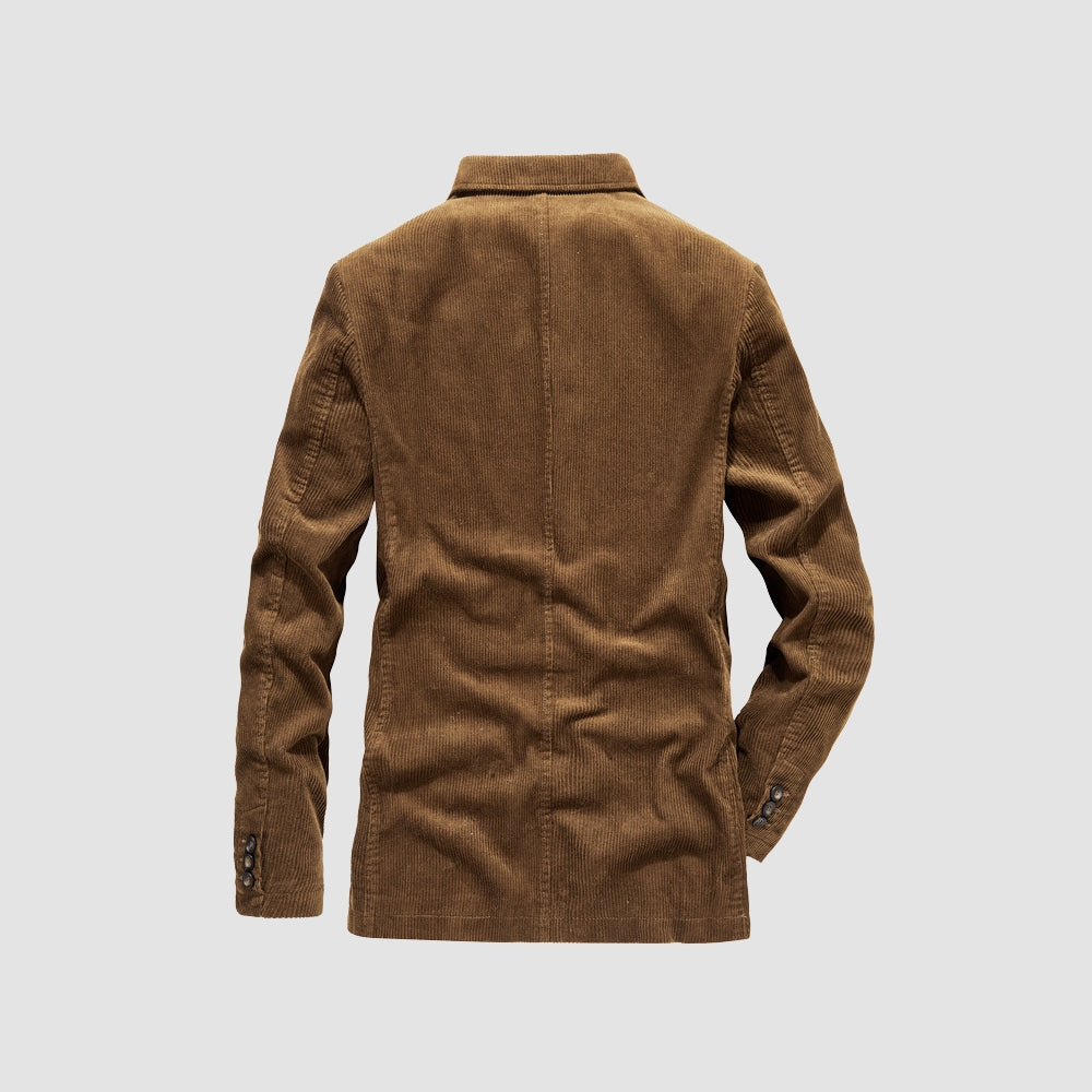 Burlane Corduroy Casual Suit Jacket
