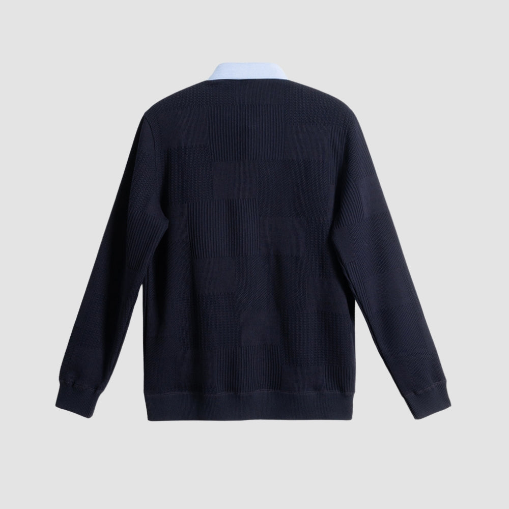 Light Luxury Two-Piece Knitted Shirt Sweater