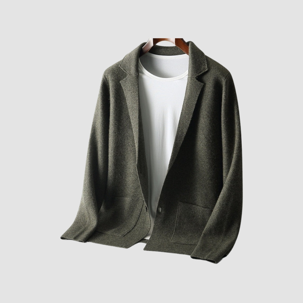 Burlane V-Neck Pure Cashmere Wool Cardigan