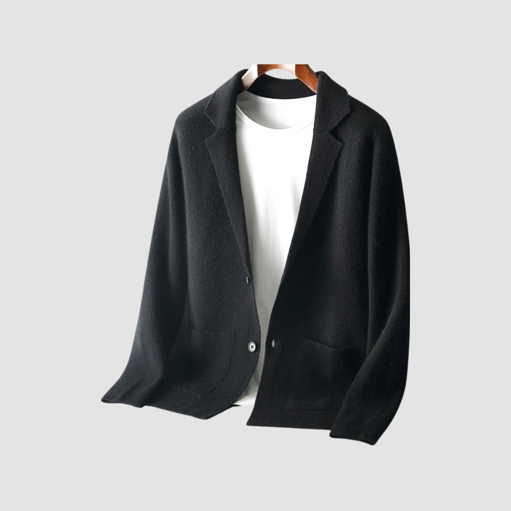 Burlane V-Neck Pure Cashmere Wool Cardigan