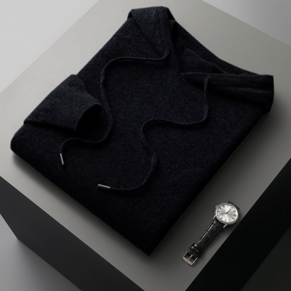 Burlane Loose Cashmere Woolen Hoodie