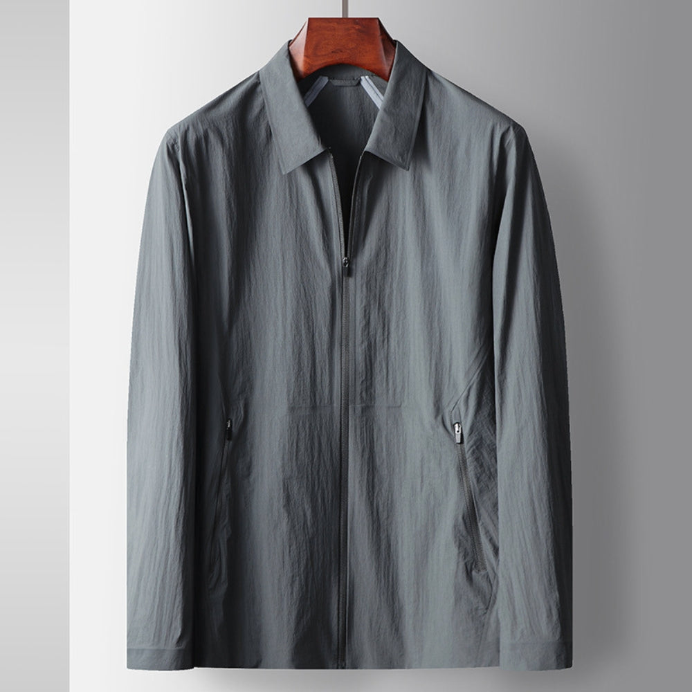 Burlane Lapel Seamless Lightweight Jacket