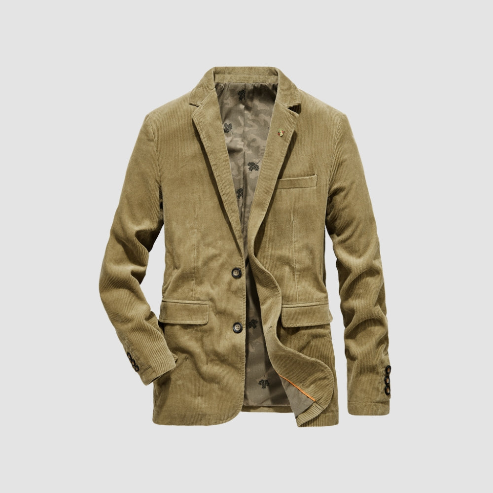 Burlane Corduroy Casual Suit Jacket