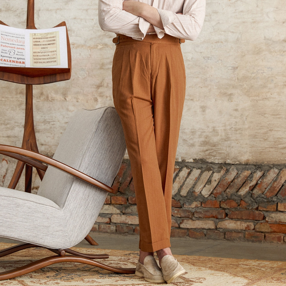 Burlane Cotton Comfortable Straight Pants