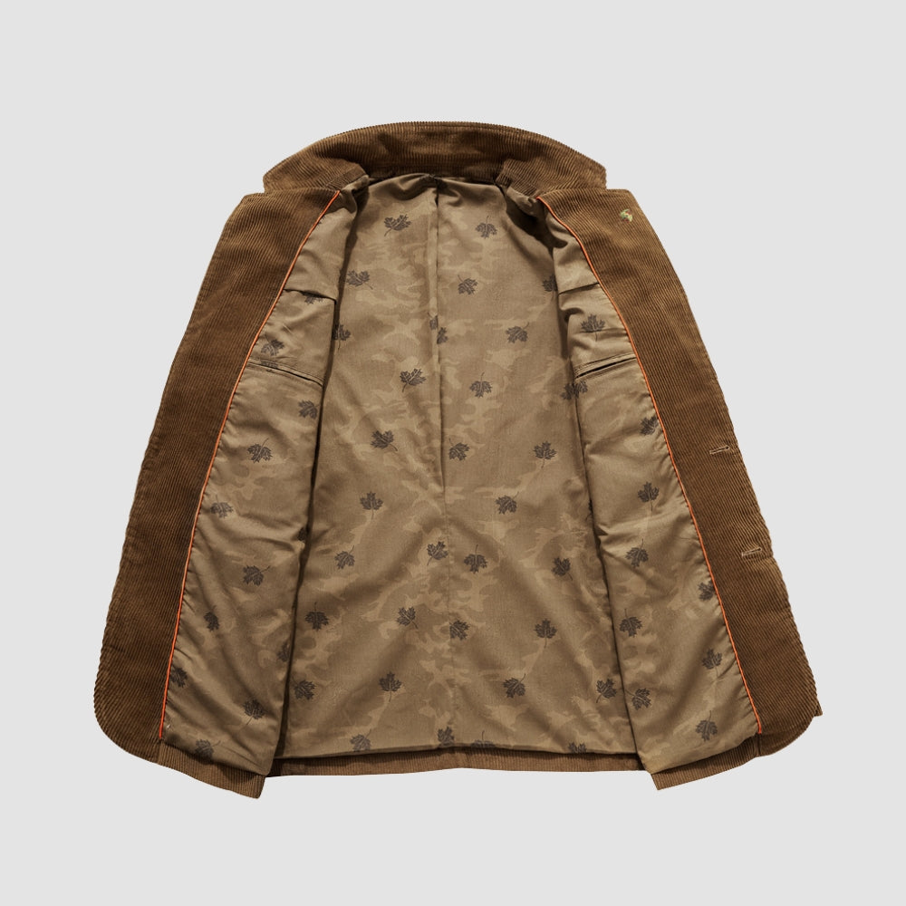 Burlane Corduroy Casual Suit Jacket