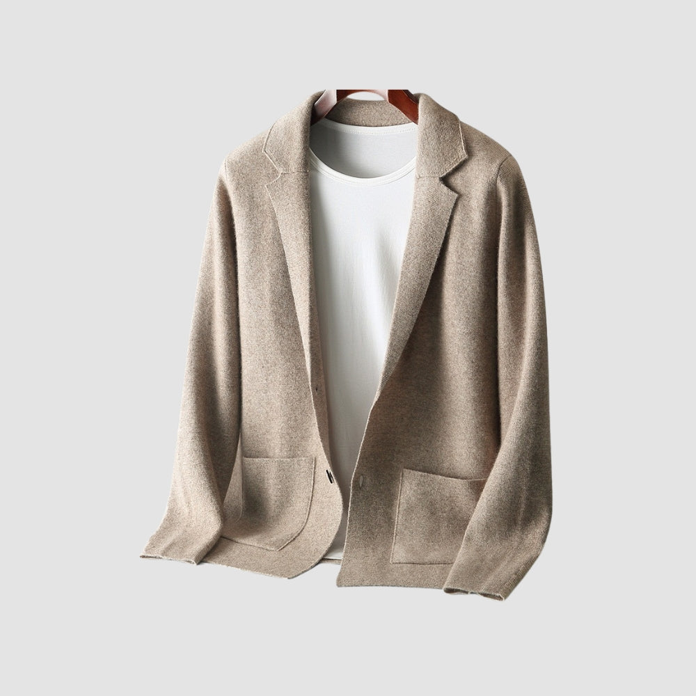 Burlane V-Neck Pure Cashmere Wool Cardigan