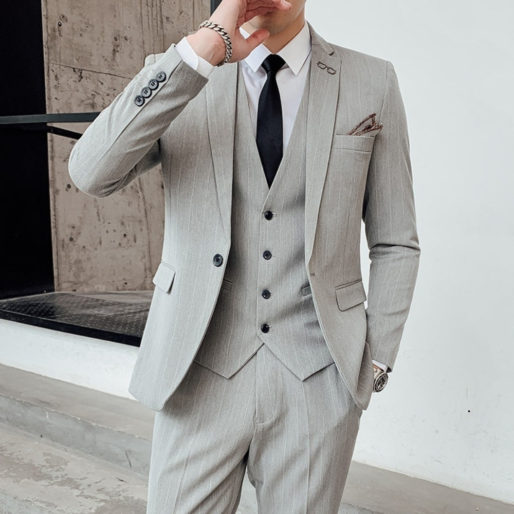 Burlane Classic Three-Piece Business Suit