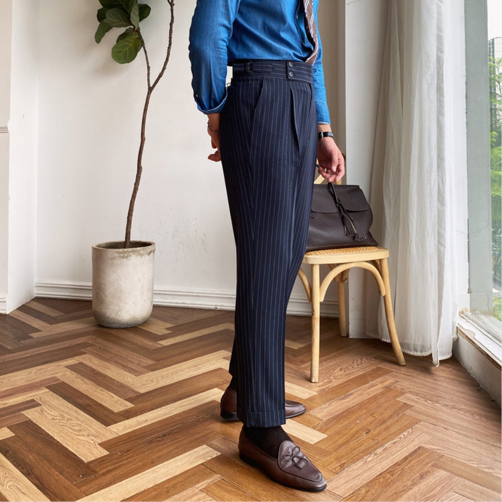 Burlane High Waist Non-Iron Casual Pants