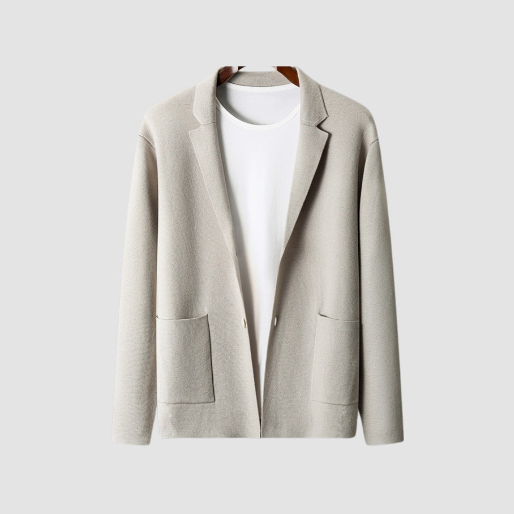 Burlane V-Neck Pure Cashmere Wool Cardigan