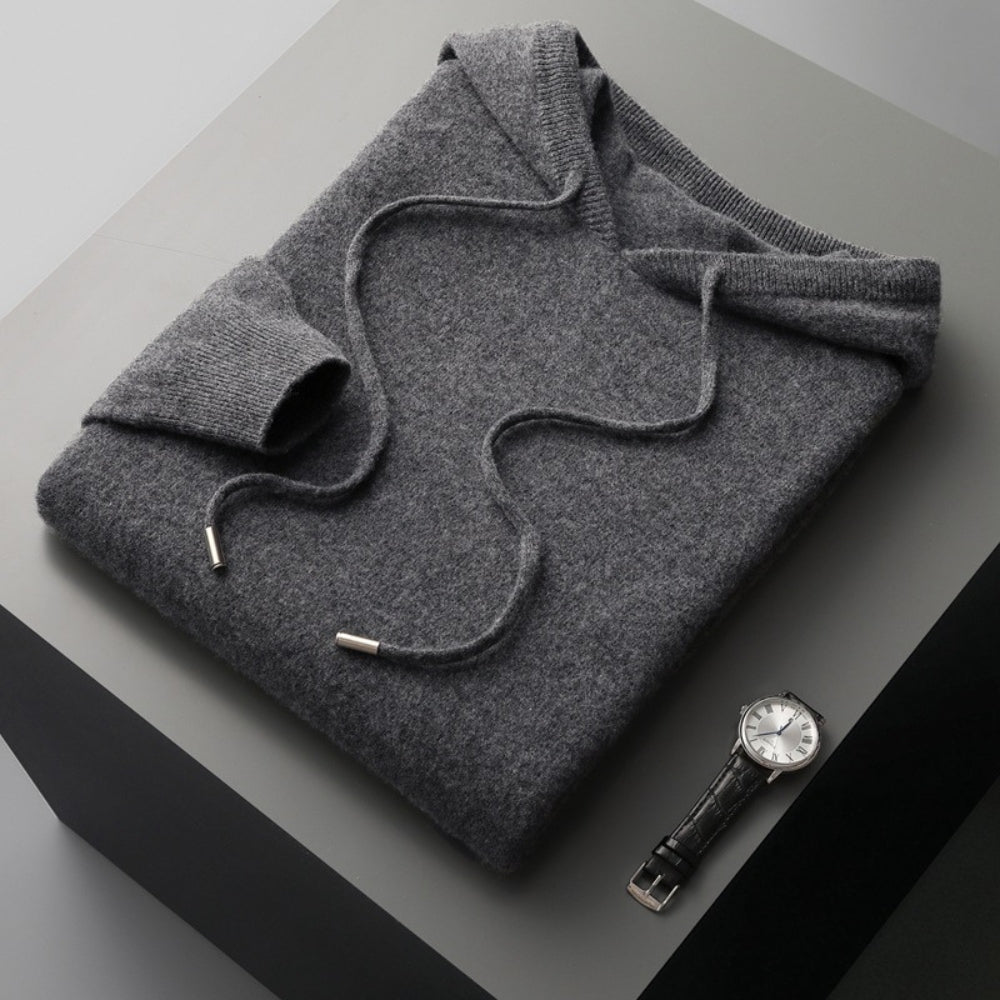 Burlane Loose Cashmere Woolen Hoodie
