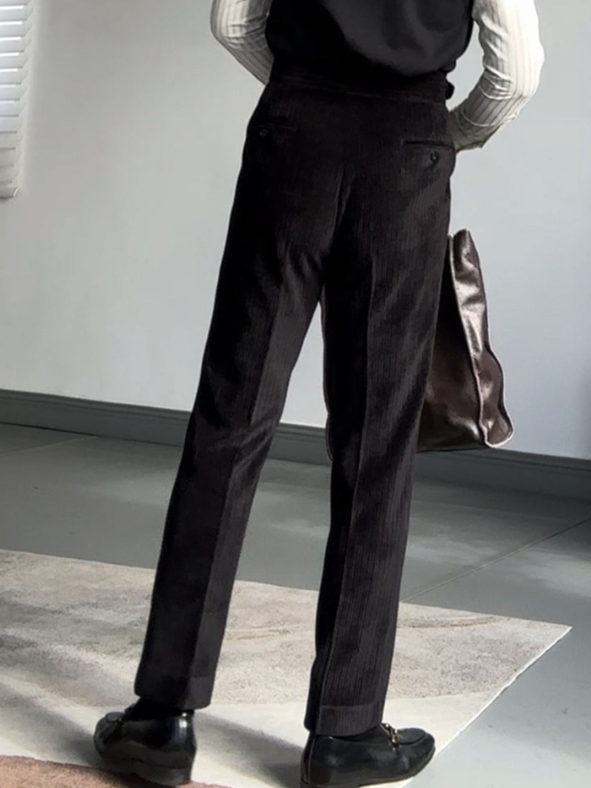 Burlane Gurkha Drape Straight Trousers