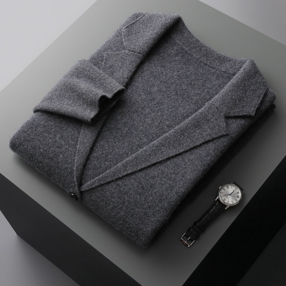 Burlane V-Neck Pure Cashmere Wool Cardigan