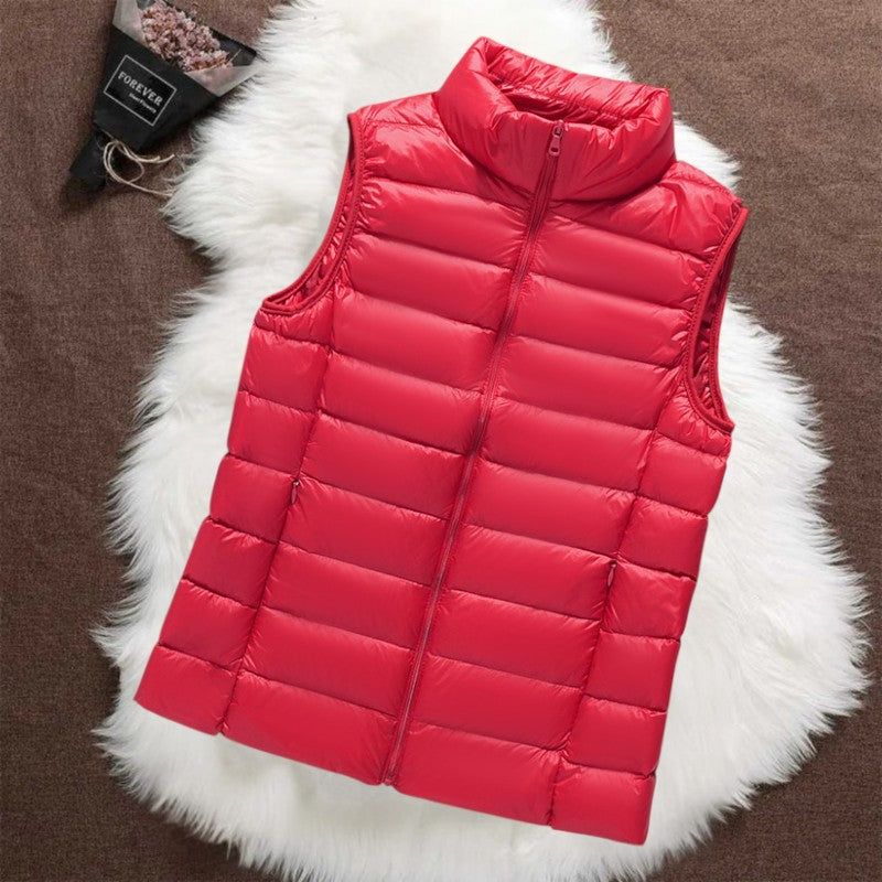 ISA PADDED GILET | RED
