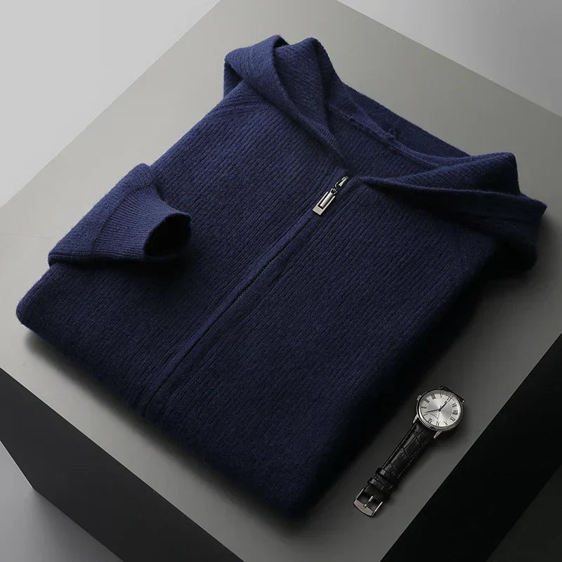 Burlane Wool Zip Hoodie
