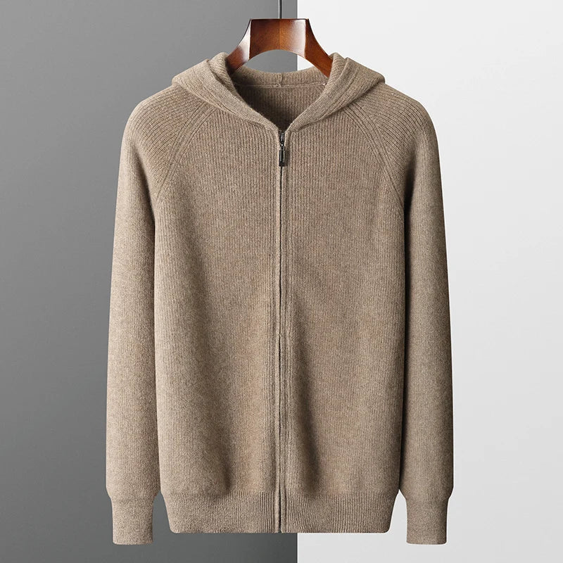 Burlane Wool Zip Hoodie