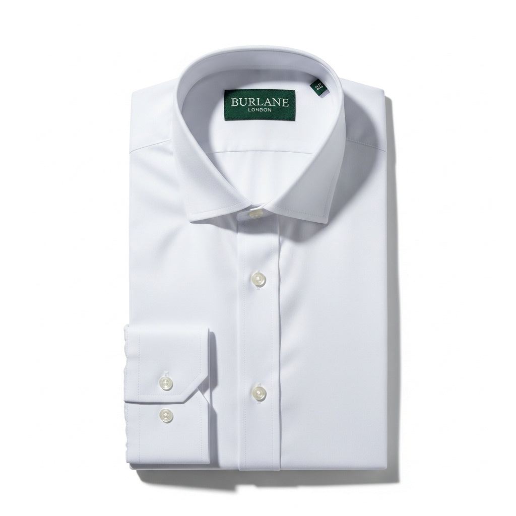 Burlane Classic White and Sage Shirt