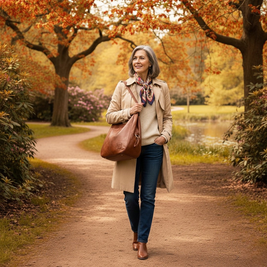VINTAGE LEATHER HANDBAG