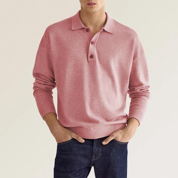 Burlane Long Sleeve Polo Shirt Casual