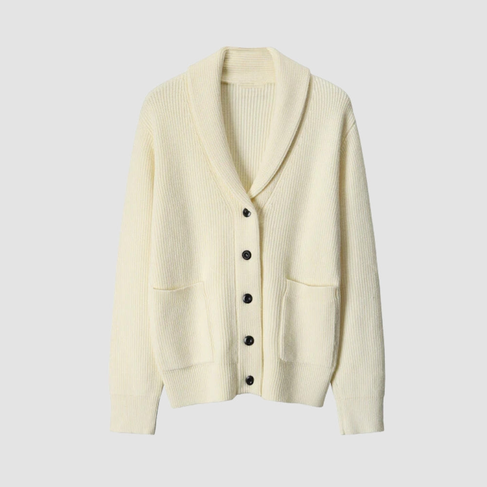 Burlane Knitted V-Neck Cardigan
