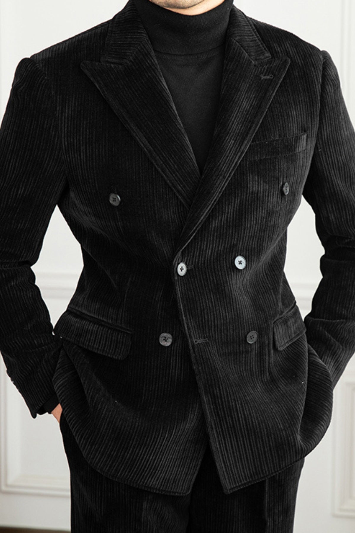 Burlane Winter Corduroy Slim-Fit Suit
