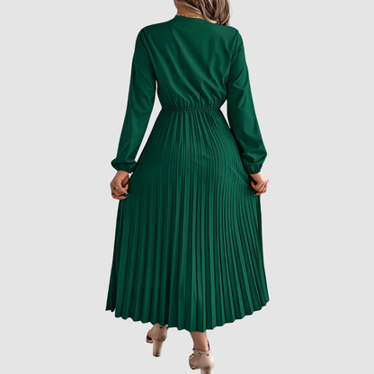 ROSALIND QUINN | LACE V-NECK A-LINE DRESS