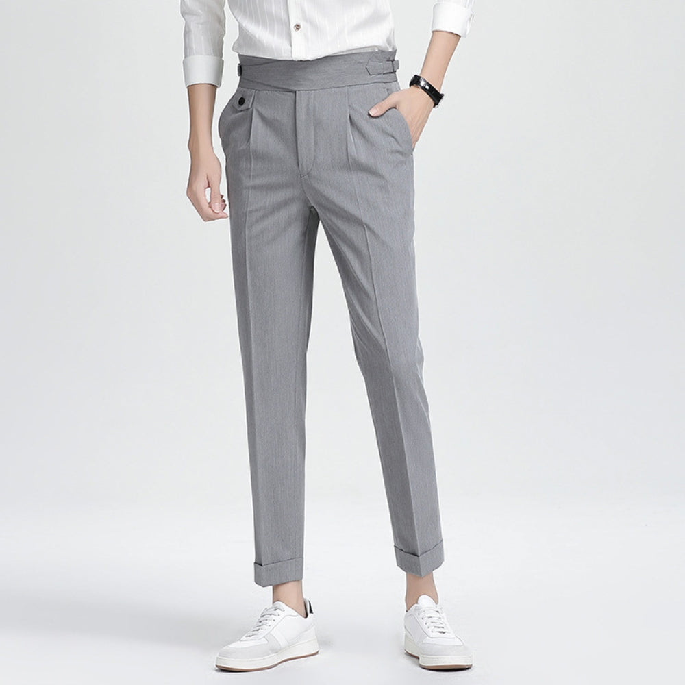 Burlane High Waist Nine-Point Trousers