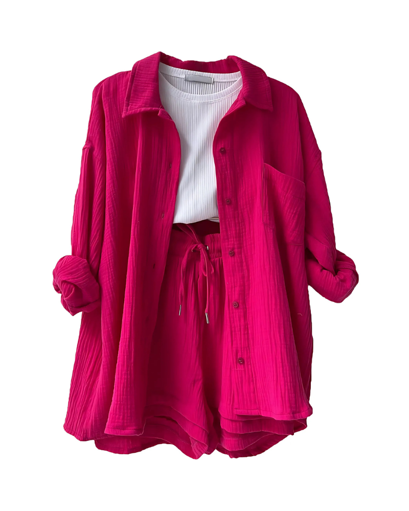 PHOEBE | COTTON SHORTS SET