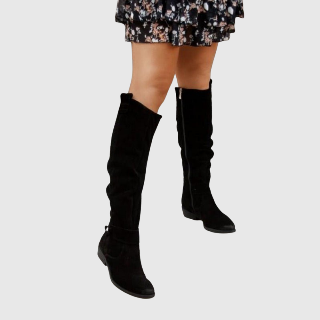 NORIEL | ELEGANT KNEE-HIGH LEATHER BOOTS