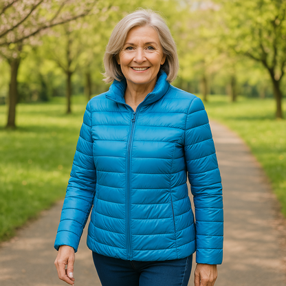ULLA TRANSITIONAL PADDED JACKET | SKY BLUE