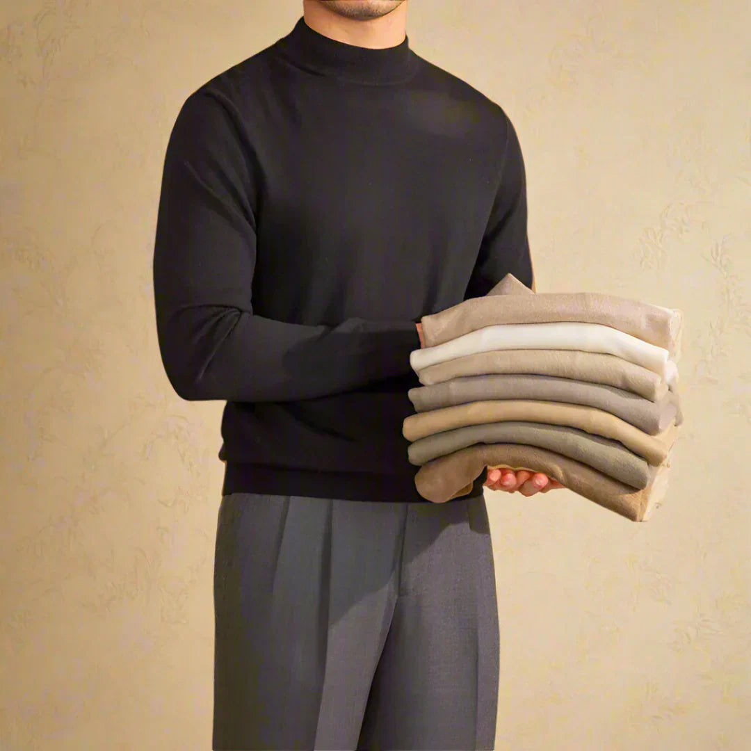 Burlane Cashmere Turtleneck Sweater