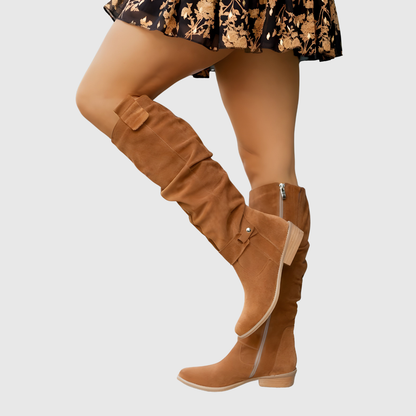 ODALIA | KNEE-HIGH LEATHER BOOTS