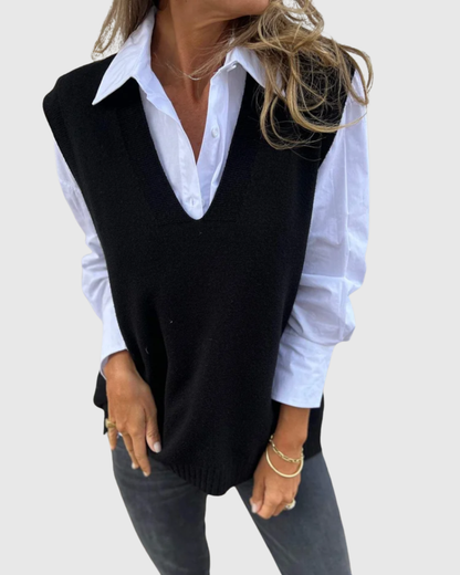 NERELIS | KNIT SWEATER VEST