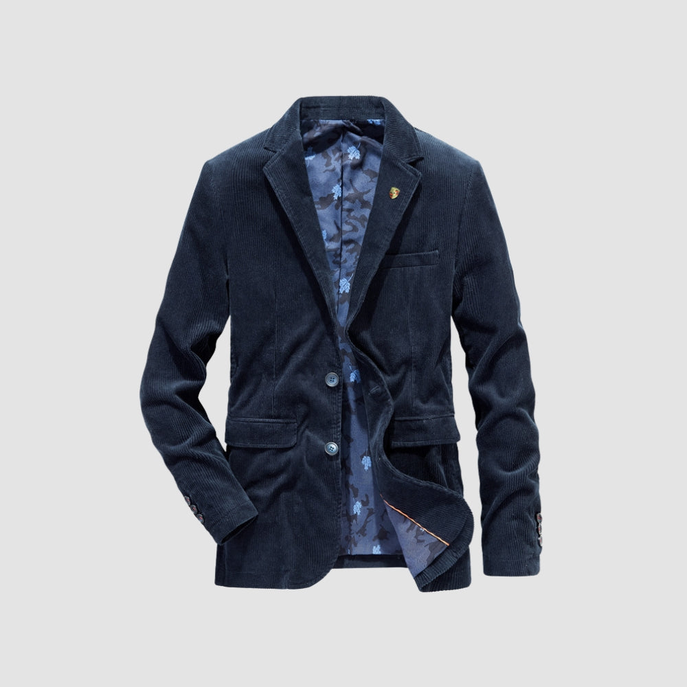 Burlane Corduroy Casual Suit Jacket
