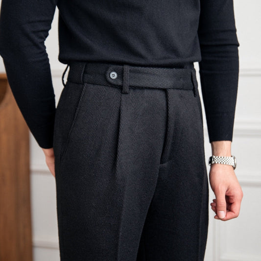 Burlane Warm Versatile Retro Woolen Trousers