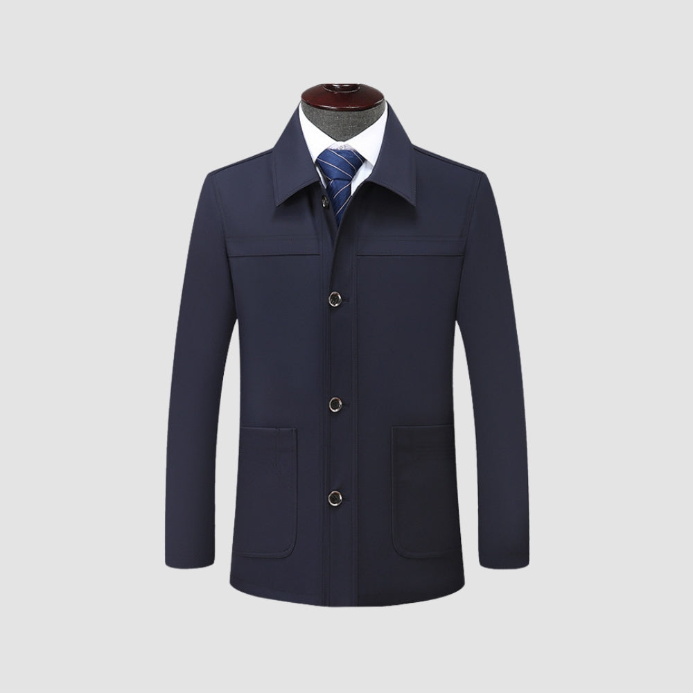 Burlane Lapel Collar Short Coat