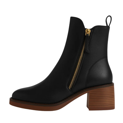 LEONIRA™ | LEATHER ANKLE BOOTS