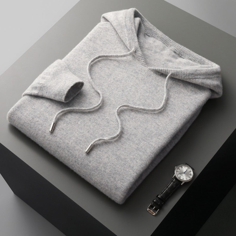 Burlane Loose Cashmere Woolen Hoodie