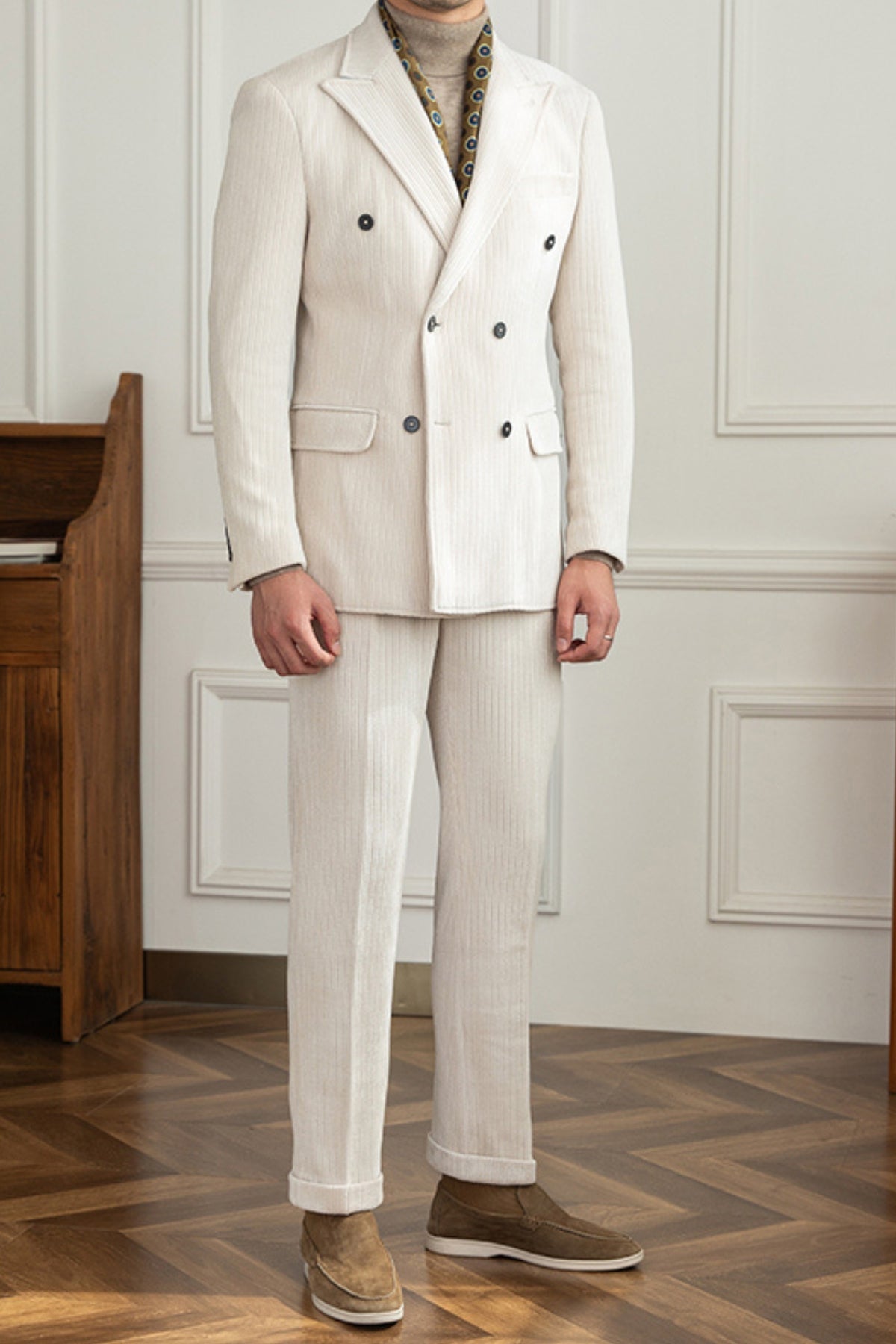 Burlane Winter Corduroy Slim-Fit Suit