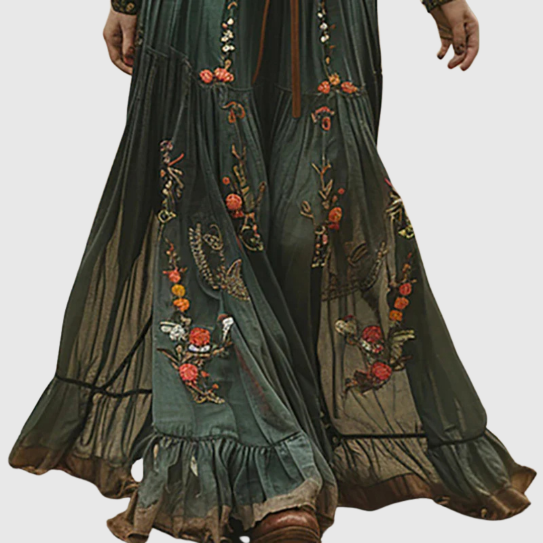 ALINA SOLEIL | ROMANTIC BOHO MAXI DRESS