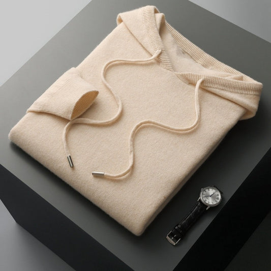 Burlane Loose Cashmere Woolen Hoodie