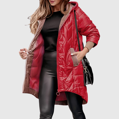 ELEANOR | QUILTED HOODED COAT