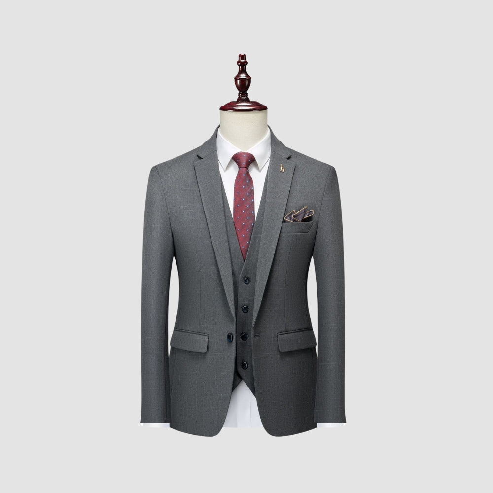 Burlane Elegant Slim Fit Business Formal Suit