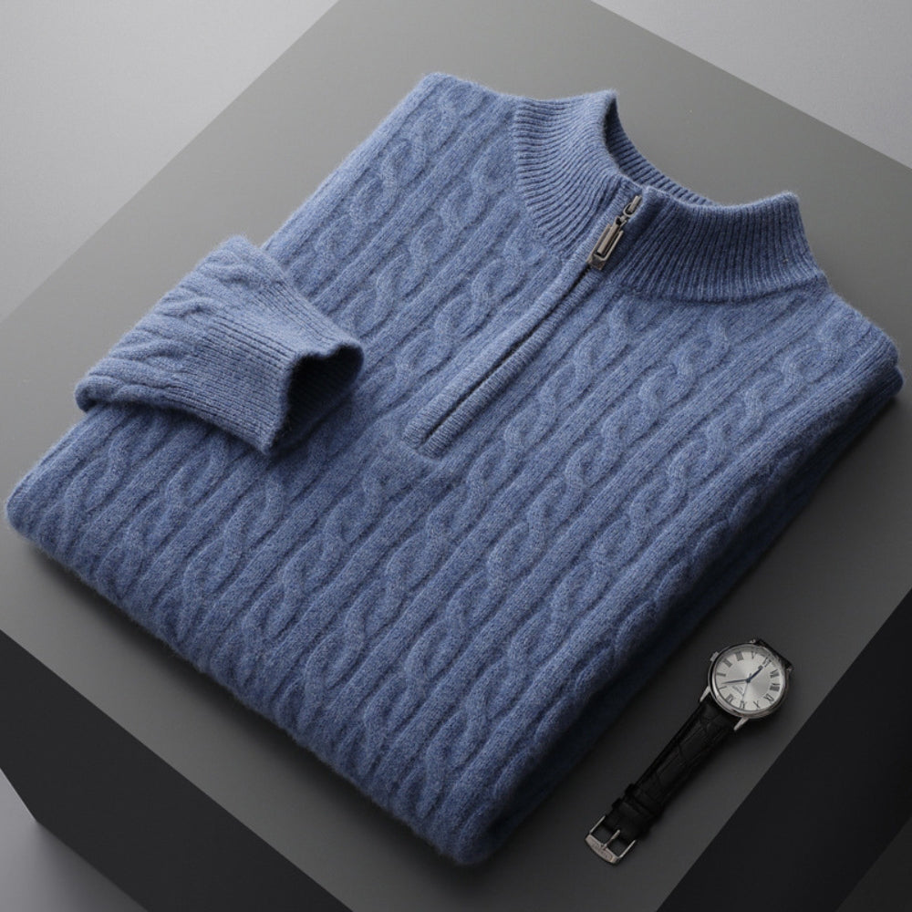 Burlane Thickened Cashmere Wool Turtleneck Sweater