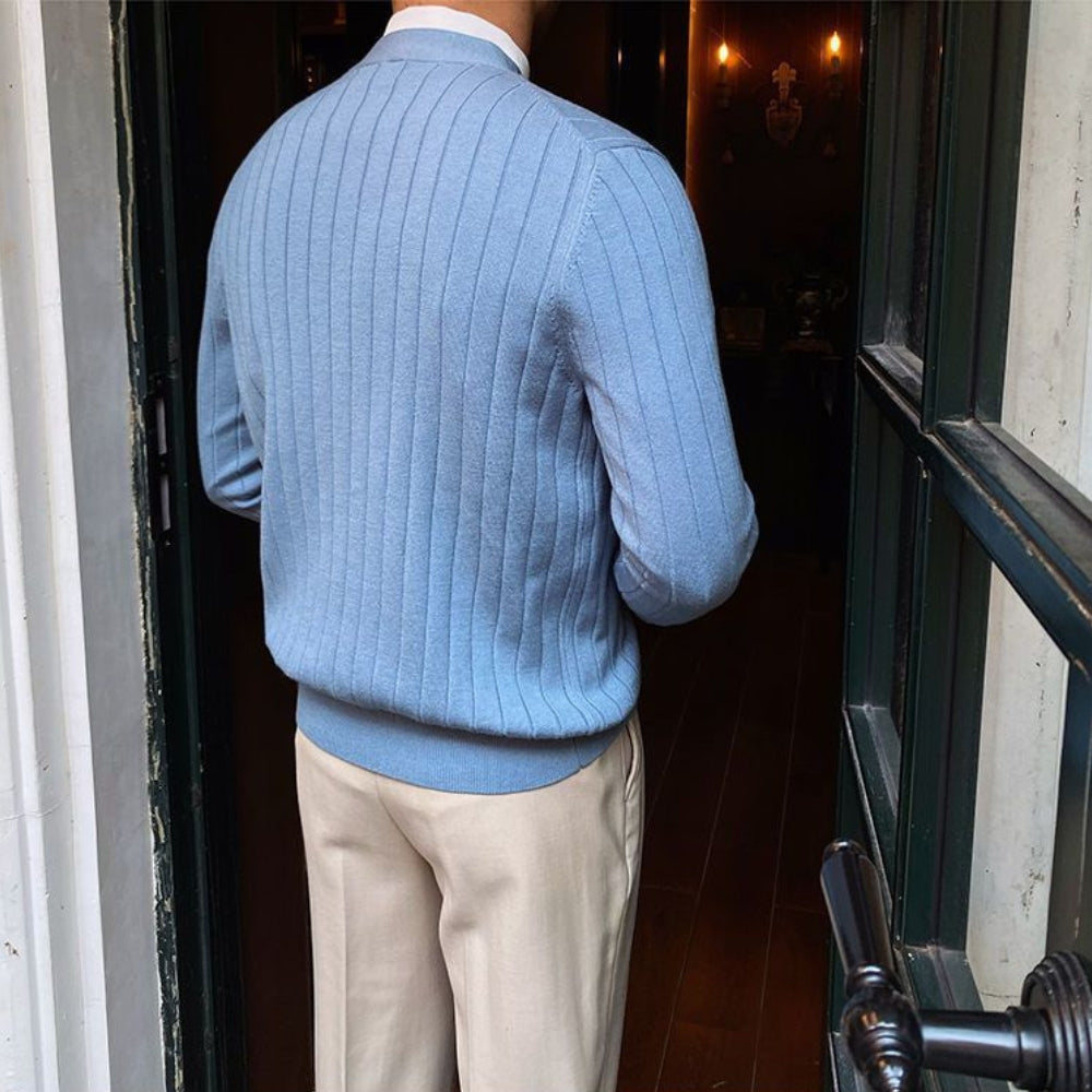 Burlane V-Neck Knitted Cardigan