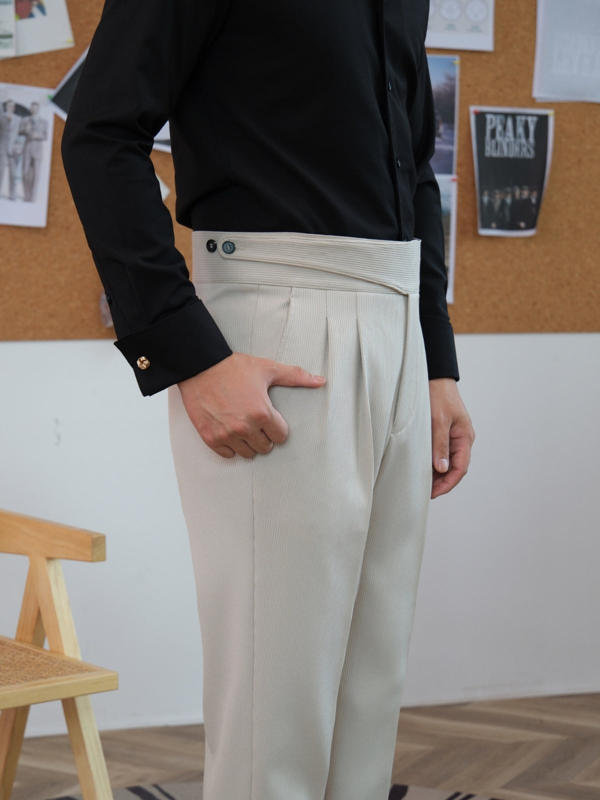 Burlane High Waist Gurkha Trousers